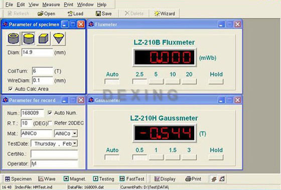 hysteresis tester